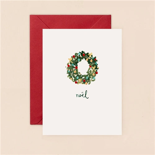 Louise Mulgrew Louise Mulgrew Christmas Gift Card - Wreath (120x90mm)