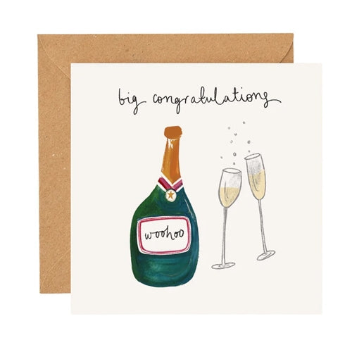 Louise Mulgrew Louise Mulgrew Greeting Card - Big Congratulations