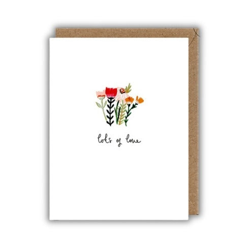 Louise Mulgrew Louise Mulgrew Mini Card - Lots of Love