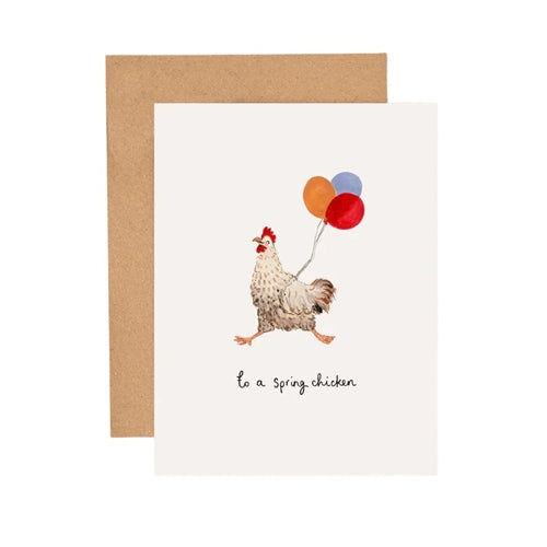 Louise Mulgrew Louise Mulgrew Mini Card - Spring Chicken
