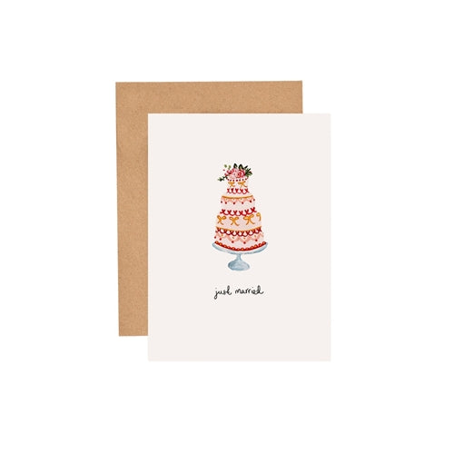 Louise Mulgrew Louise Mulgrew Mini Wedding Card - Just Married