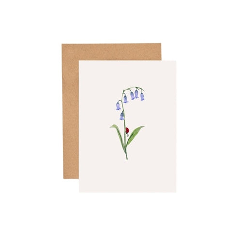 Louise Mulgrew Louise Mulgrew Small Card - Bluebells