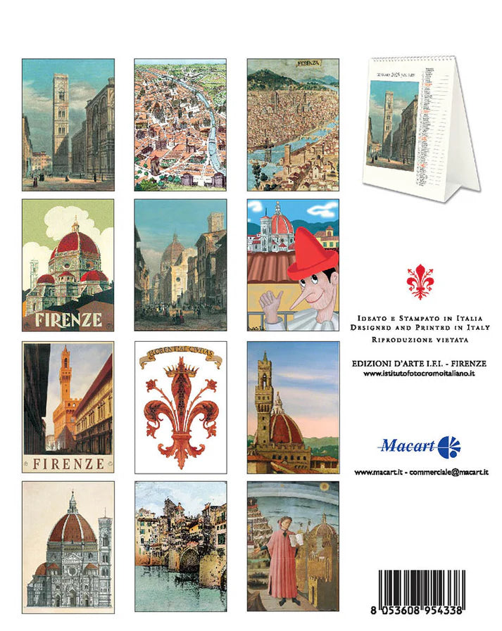 Macart Macart 2025 Desk Calendar - Firenze