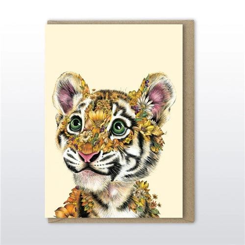 Marini Ferlazzo Marini Ferlazzo Greeting Card - Baby Animal Collection, Tiger Cub