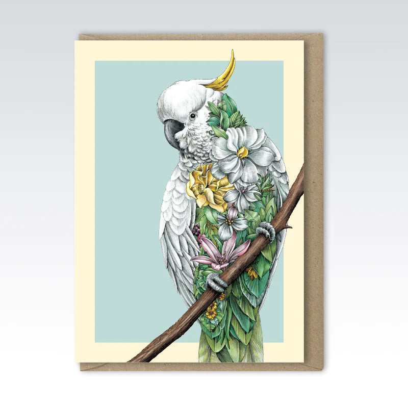 Marini Ferlazzo Marini Ferlazzo Greeting Card - Bushwalk Collection, Cockatoo