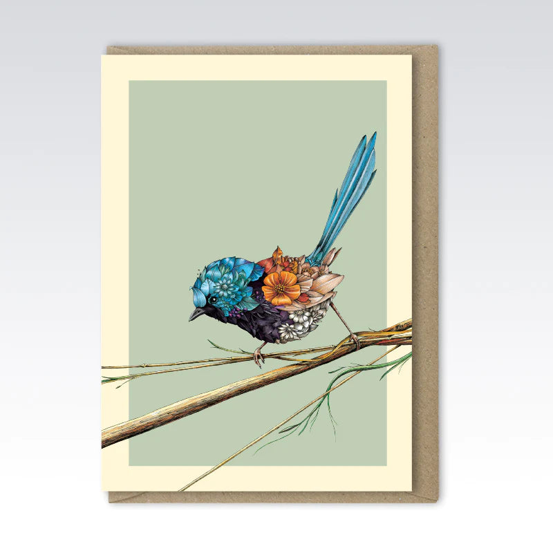 Marini Ferlazzo Marini Ferlazzo Greeting Card - Bushwalk Collection, Wren