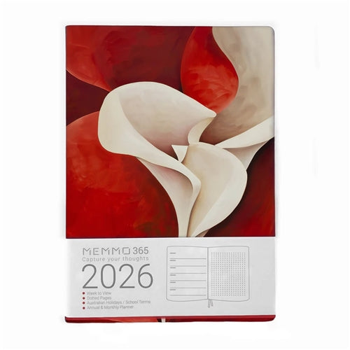 Memmo 2026 Memmo Weekly + Notes Diary - A5, Softcover, Lily