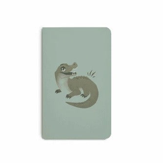 Memmo MEMMO Softcover Notebook - A6, Ruled, Bush Buddies Series - Casey Crocodile