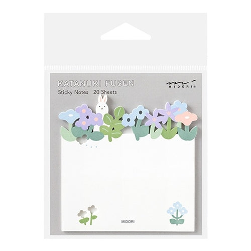 Midori Midori Die Cut Sticky Notes - Flower Garden