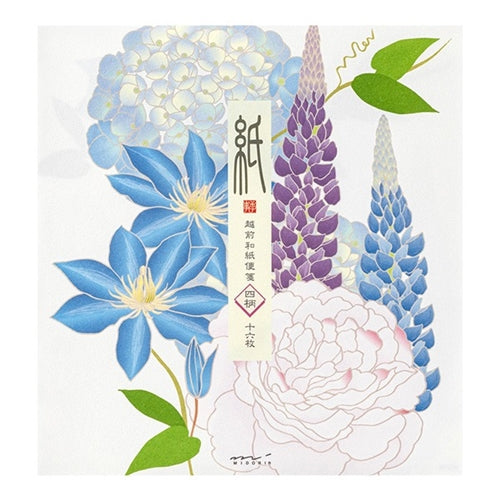 Midori Midori Kami Letter Set - Early Summer Series, Summer Flowers