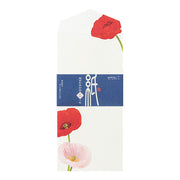 Midori Midori Kami Letter Set - Spring Series, Poppies