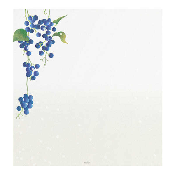 Midori Midori Kami Letter Set - Winter Series, Berries