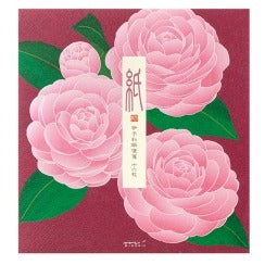 Midori Midori Kami Letter Set - Winter Series, Camellia