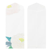 Midori Midori Kami Letter Set - Winter Series, Peony