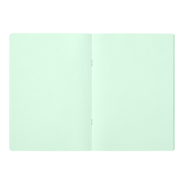 Midori Midori MD Colour Notebook - A5, Green, Dot Grid