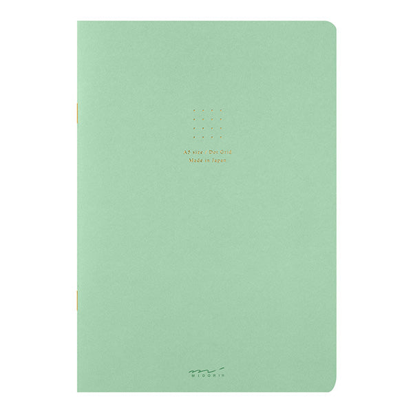 Midori Midori MD Colour Notebook - A5, Green, Dot Grid