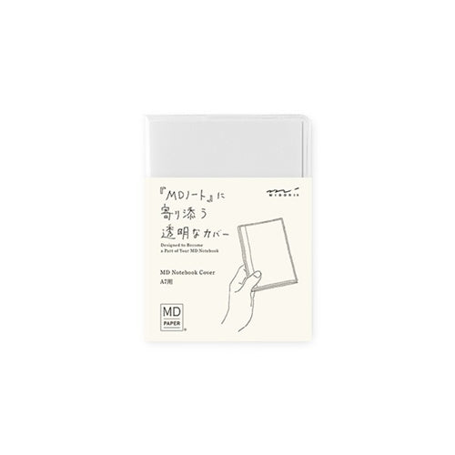 Midori Midori MD Notebook Cover - A7, Clear Plastic