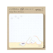 Midori Midori Sticky Notes - Dog & Coffee