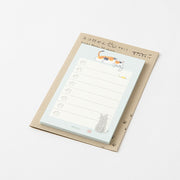 Midori Midori Sticky Notes - To Do List, Cats