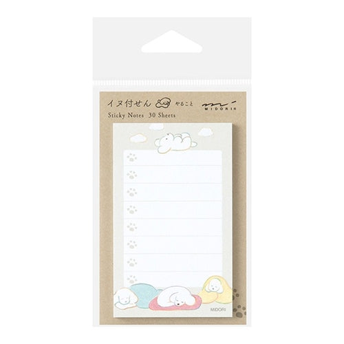 Midori Midori Sticky Notes - To Do List, Dogs