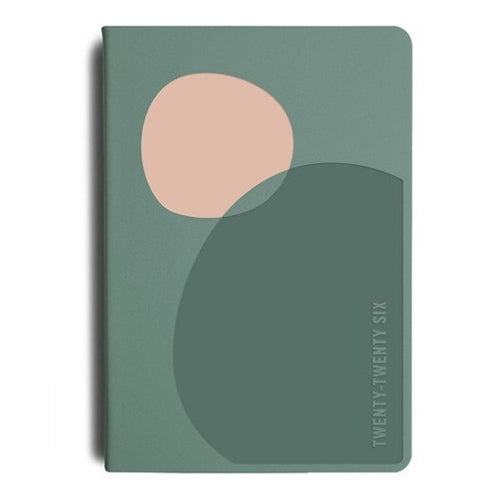 MiGoals 2026 MiGoals "From The Little Things" Weekly + Notes Diary - A5, Soft Cover, Sea Green