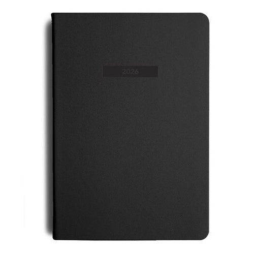 MiGoals 2026 MiGoals Weekly + Notes Diary - A5, Softcover, Black