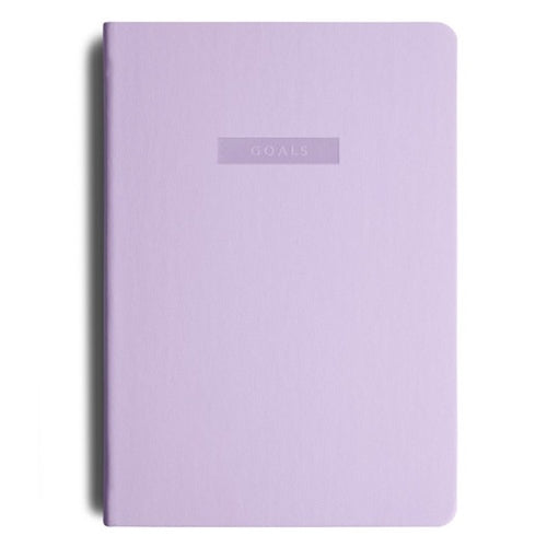 MiGoals MiGoals Goals Journal - A5, Soft Cover, Lilac