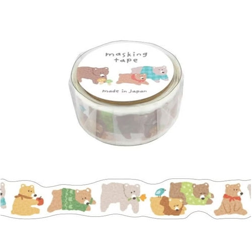 Mindwave Mindwave Die-Cut Washi Tape - Bears