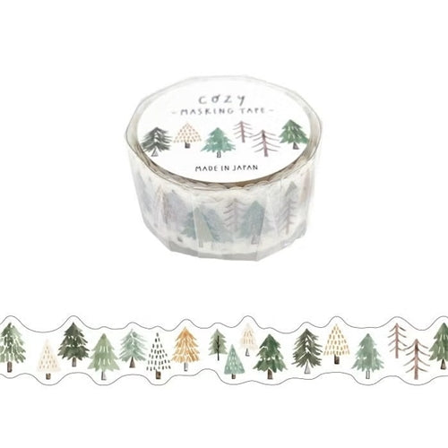 Mindwave Mindwave Die-Cut Washi Tape - Cozy Trees