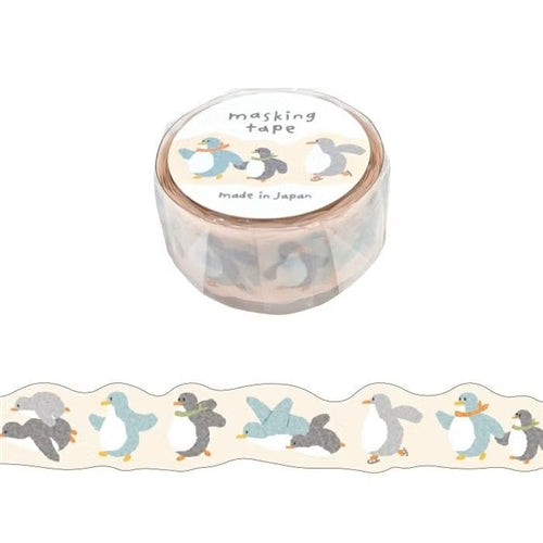 Mindwave Mindwave Die-Cut Washi Tape - Penguins