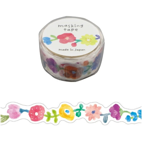 Mindwave Mindwave Die-Cut Washi Tape - Vivid Flowers