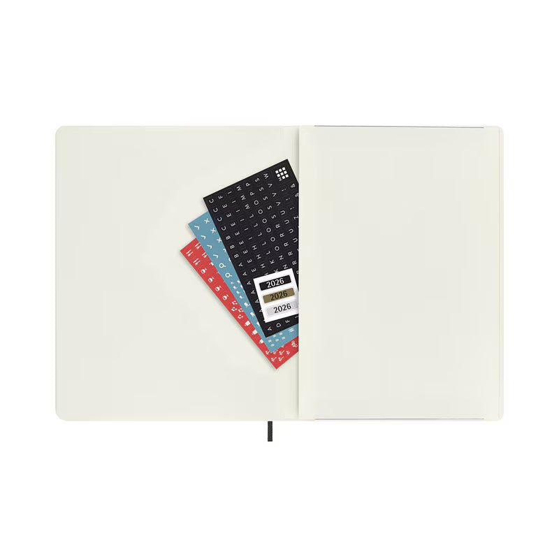 Moleskine 2026 Moleskine 12-Month Monthly Diary - Extra Large, Soft Cover, Black