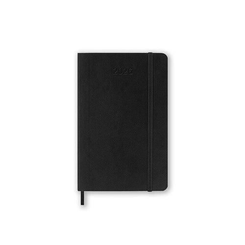 Moleskine 2026 Moleskine 12-Month Monthly Diary - Pocket, Soft Cover, Black