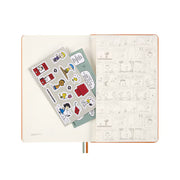 Moleskine 2026 Moleskine "Snoopy Tomorrow" 12-Month Weekly Notebook Diary - Large, Hard Cover