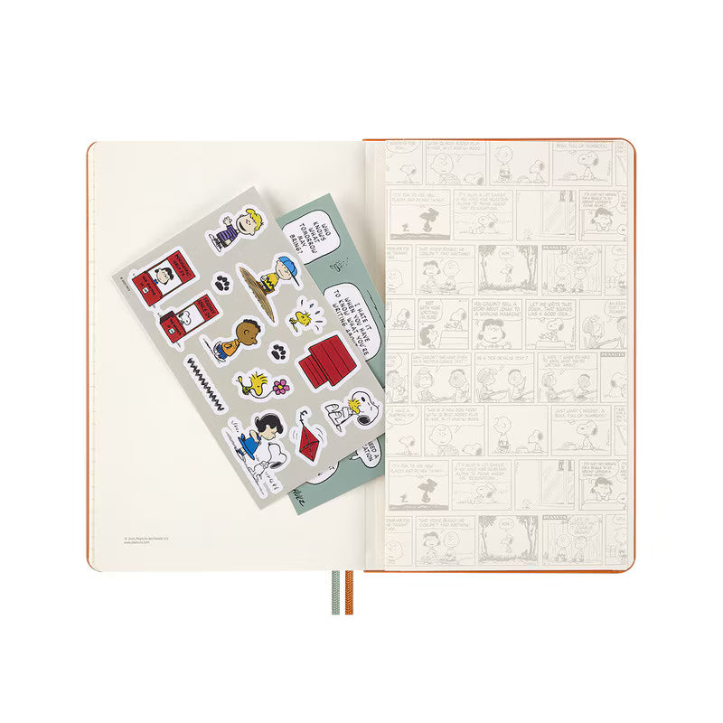 Moleskine 2026 Moleskine "Snoopy Tomorrow" 12-Month Weekly Notebook Diary - Large, Hard Cover