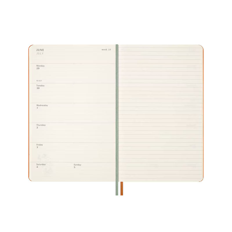 Moleskine 2026 Moleskine "Snoopy Tomorrow" 12-Month Weekly Notebook Diary - Large, Hard Cover