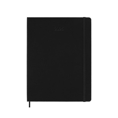 Moleskine Moleskine 2025 Hardcover Diary - Weekly Notebook, Extra Large, Black