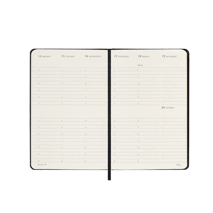 Moleskine Moleskine 2025 Hardcover Diary - Weekly Vertical, Large, Black