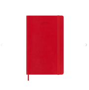 Moleskine Moleskine 2025 Softcover Diary - Daily, Large, Red