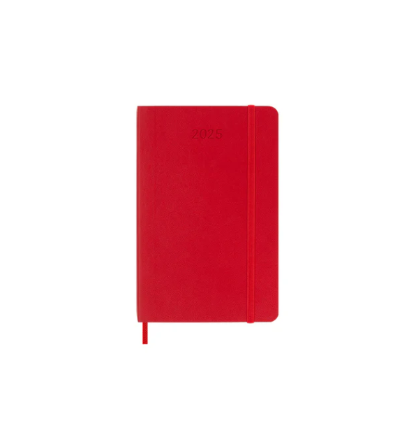 Moleskine Moleskine 2025 Softcover Diary - Daily, Pocket, Red