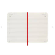 Moleskine Moleskine 2025 Softcover Diary - Daily, Pocket, Red