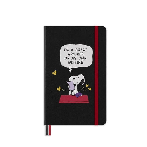 Moleskine Moleskine Hard Cover Notebook - Ruled, Large, Limited Peanuts Edition, Snoopy