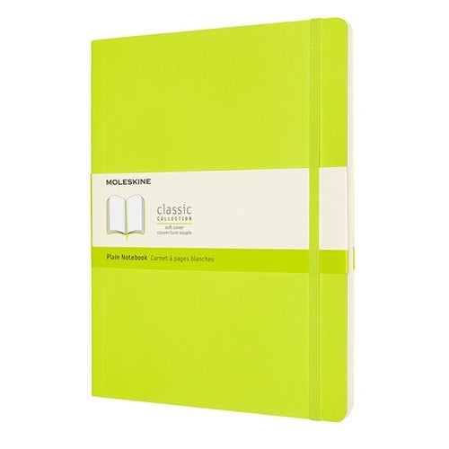 Moleskine Moleskine Soft Cover Notebook - Plain, Extra Large, Lemon Green