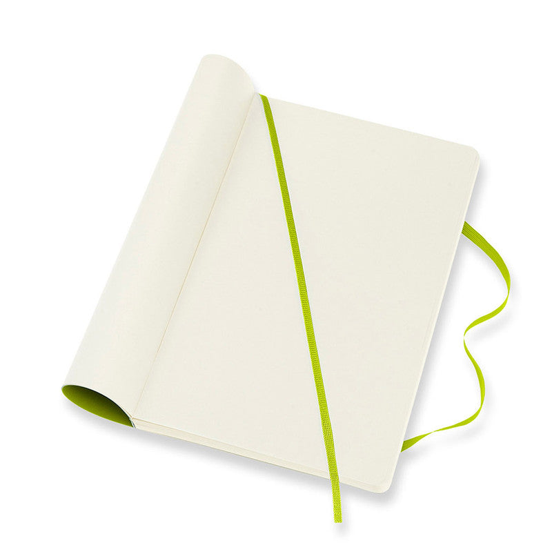 Moleskine Moleskine Soft Cover Notebook - Plain, Large, Lemon Green