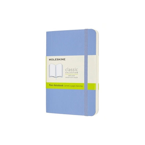 Moleskine Moleskine Soft Cover Notebook - Plain, Pocket, Hydrangea Blue