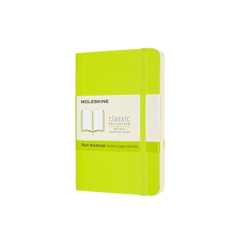 Moleskine Moleskine Soft Cover Notebook - Plain, Pocket, Lemon Green