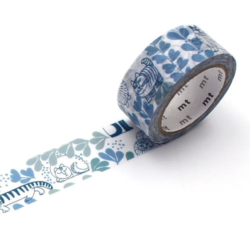 MT MT Tape Single Roll - Lisa Larson, Leaves & Cats