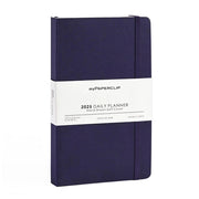 myPaperclip 2026 myPAPERCLIP Daily Planner - A5 Slim, Softcover, Aubergin