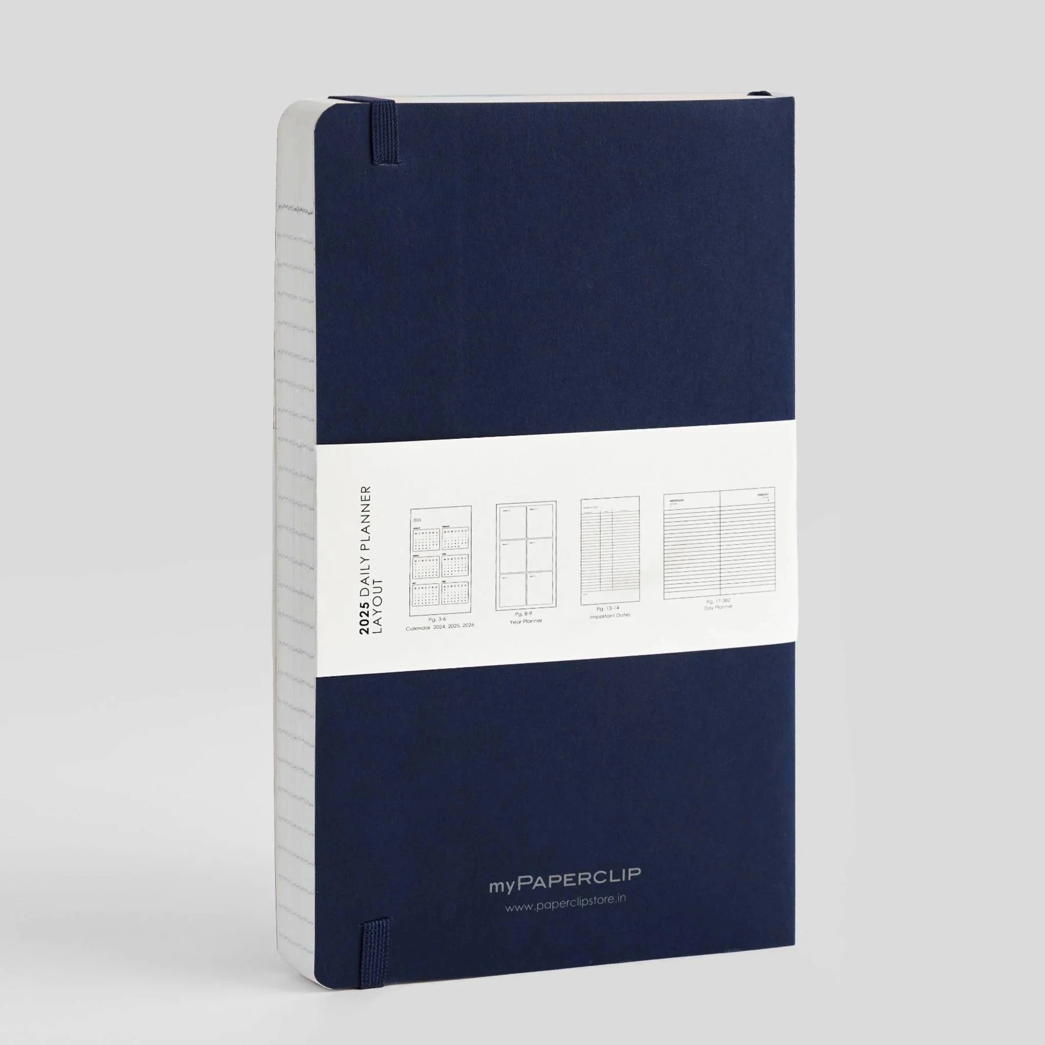 myPaperclip 2026 myPAPERCLIP Daily Planner - A5 Slim, Softcover, Imperial