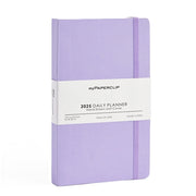 myPaperclip 2026 myPAPERCLIP Daily Planner - A5 Slim, Softcover, Lilac